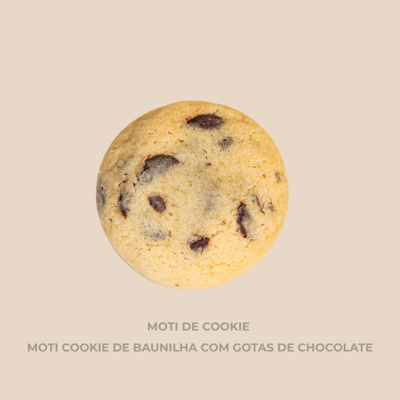moti cookie recheio chocolate
